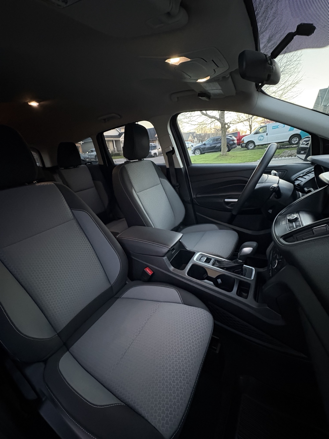 Detailed Ford Escape SUV passenger side seats