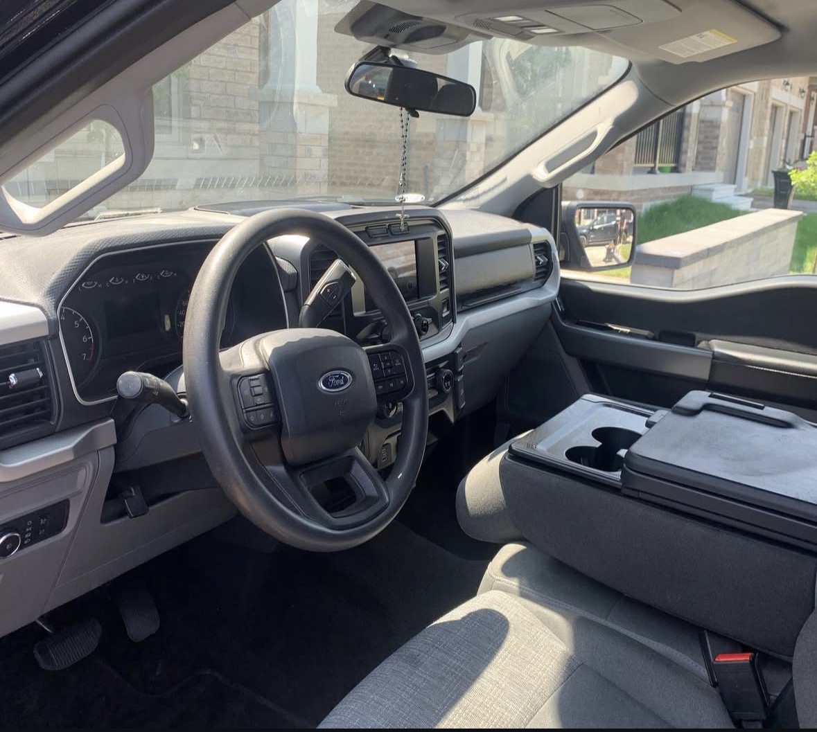 Detailed Ford F-150 interior