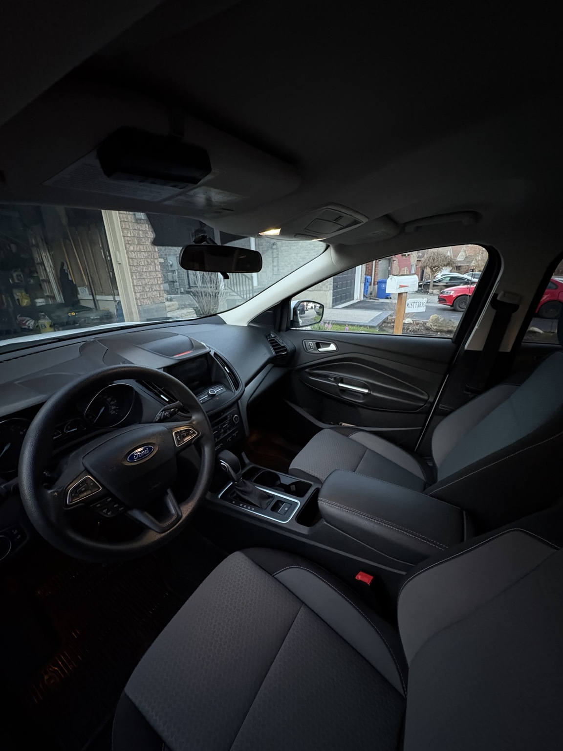 Detailed Ford Escape SUV front interior