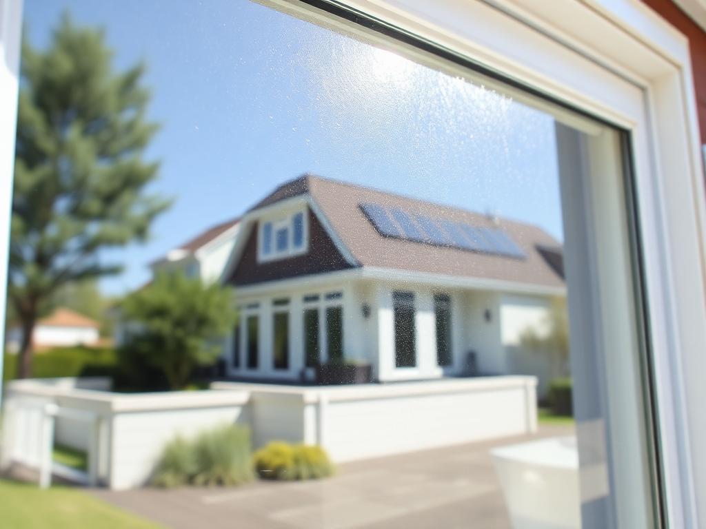Streak-free clean residential window